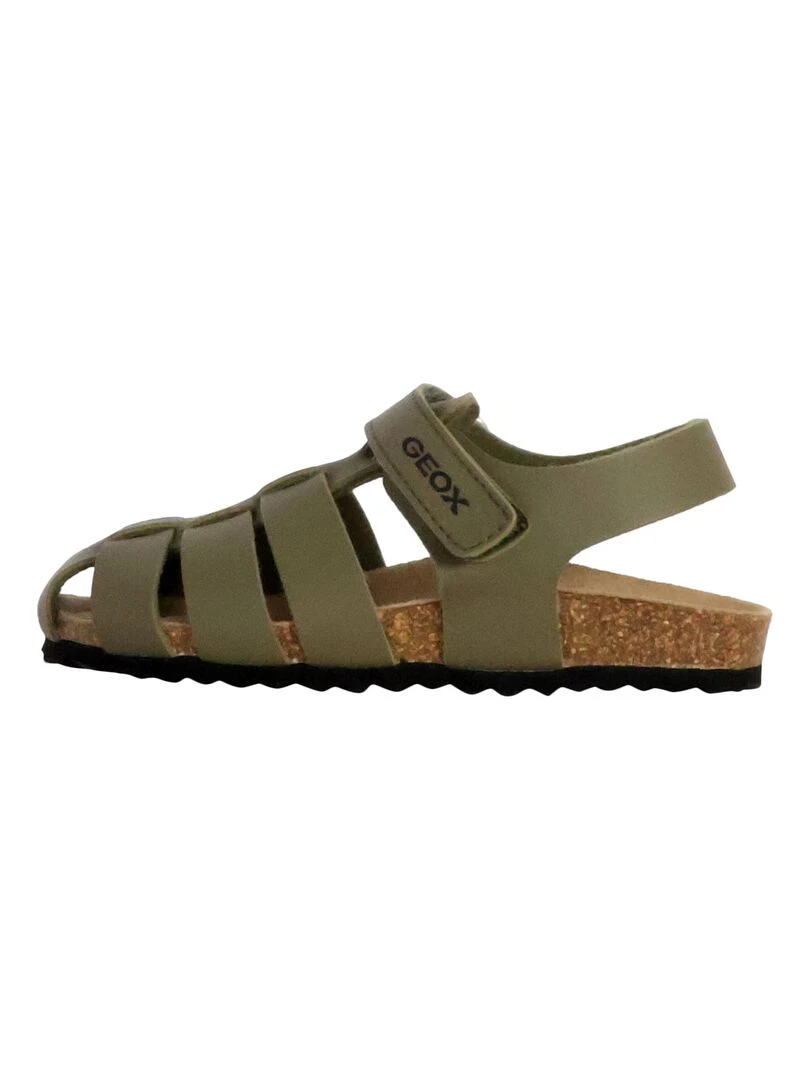 Sandales Cuir Enfant Geox Gita Vert