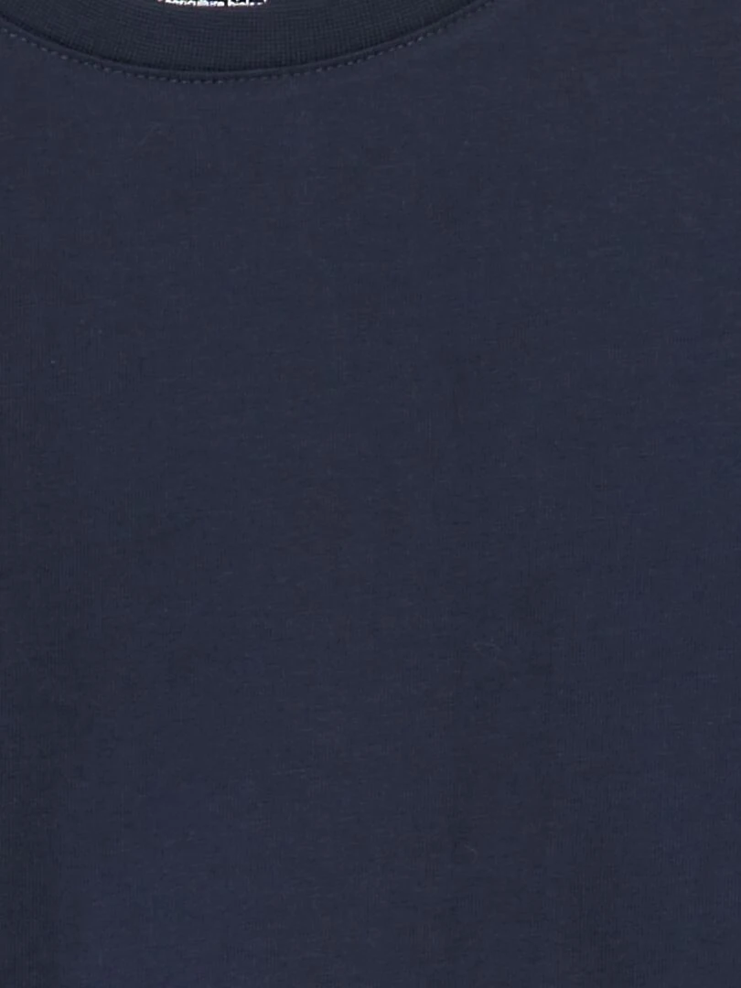 T shirt uni en maille jersey épaisse   Tough Cotton™   bleu marine