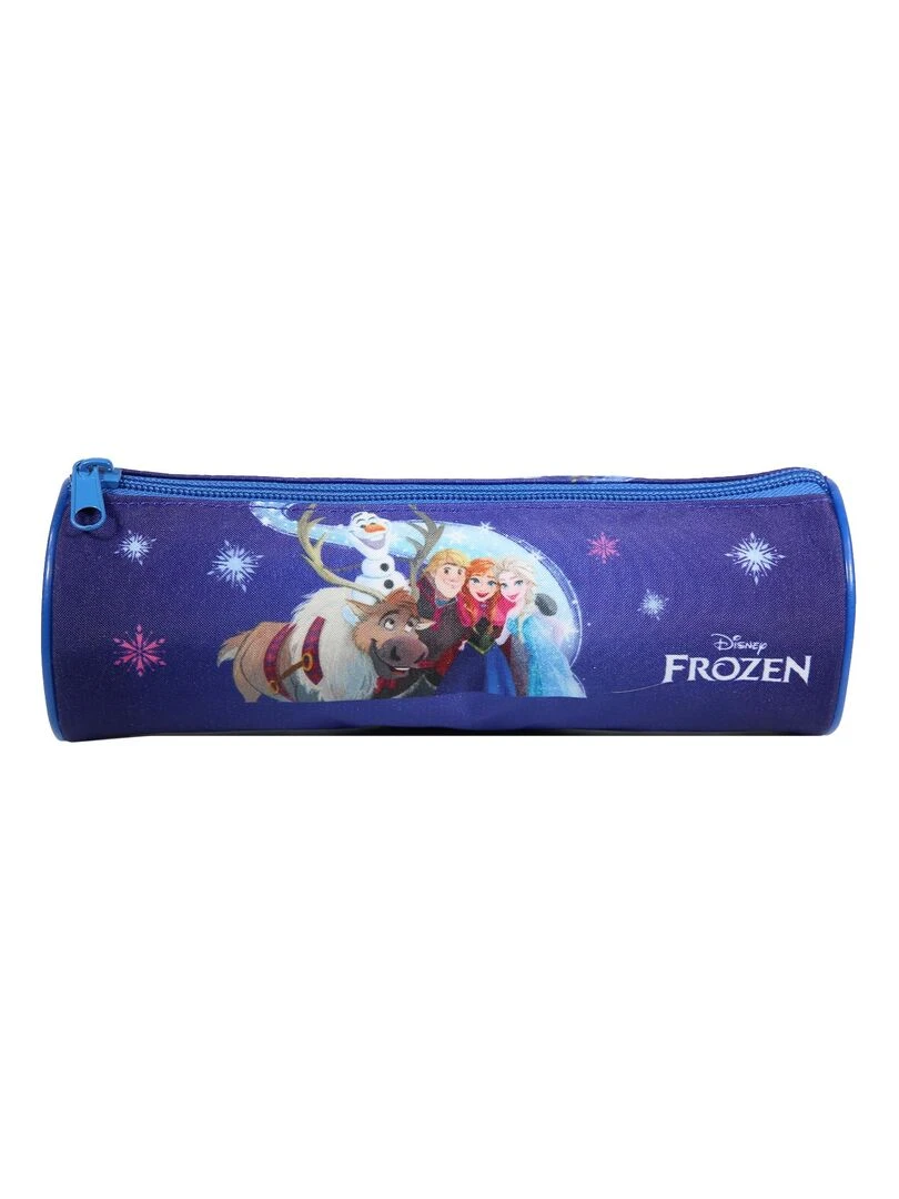 BAGTROTTER Trousse scolaire ronde La Reine des Neiges / Frozen Bleu Bleu