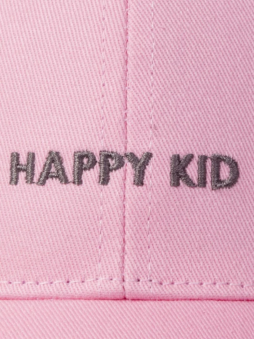 Casquette Fille 4 8 ans brodée Rose pâle   Rose pâle