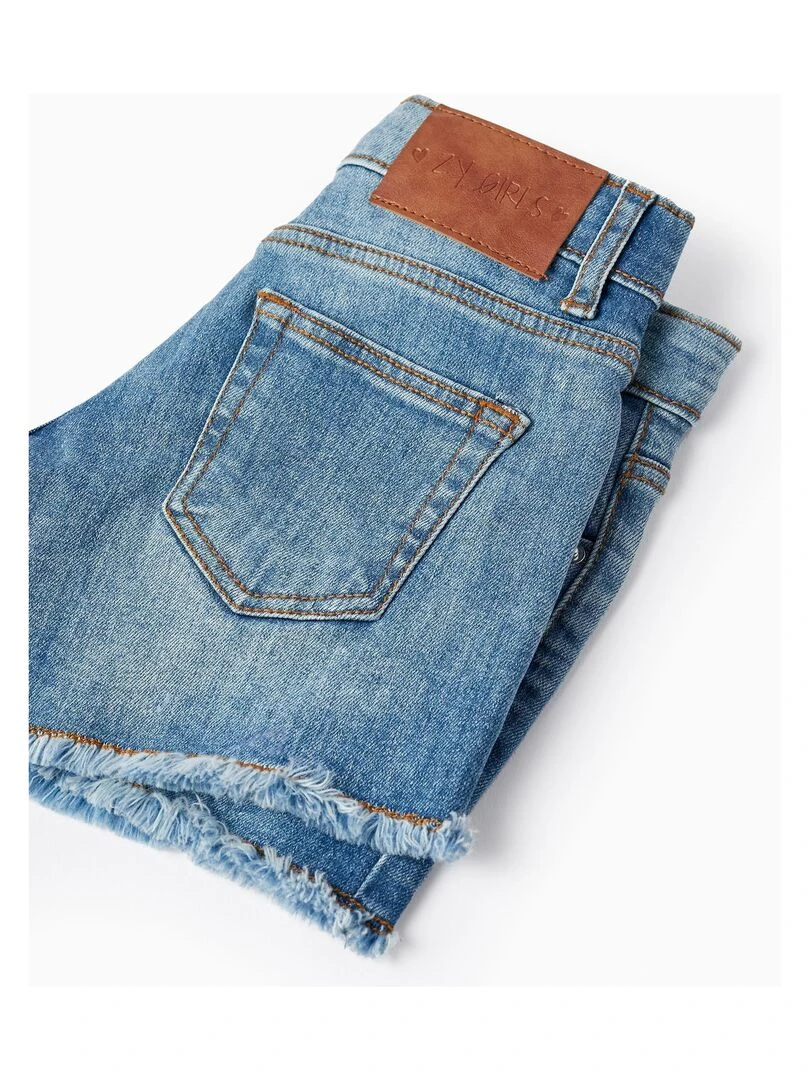 Shorts en jean pour fille  THE WAVE TRIBE   Bleu