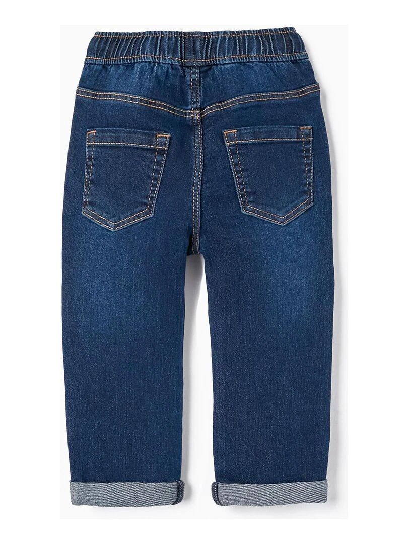 Pantalon de sport en jean pour bébé garçon NATURE TAKEOVER Bleu foncé