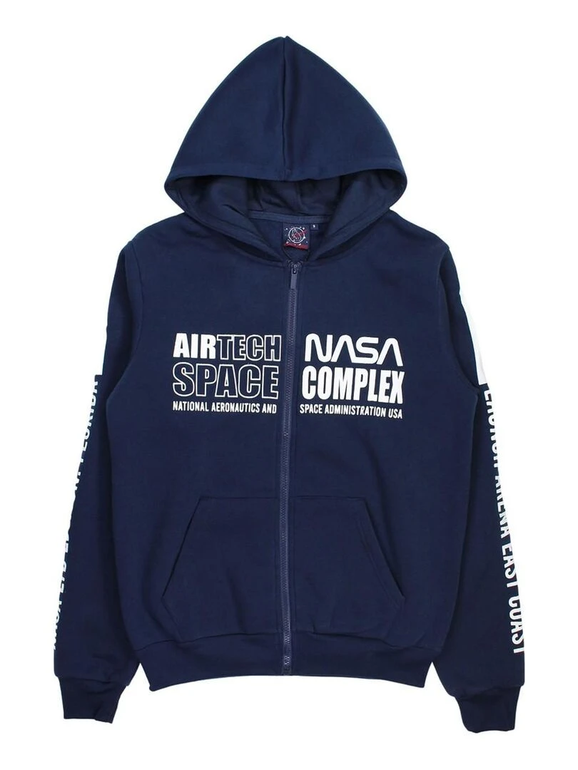 Nasa Veste homme imprimé logo Bleu marine