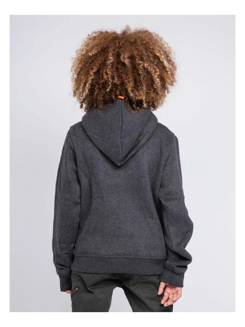 Sweat capuche WASLAW J Gris