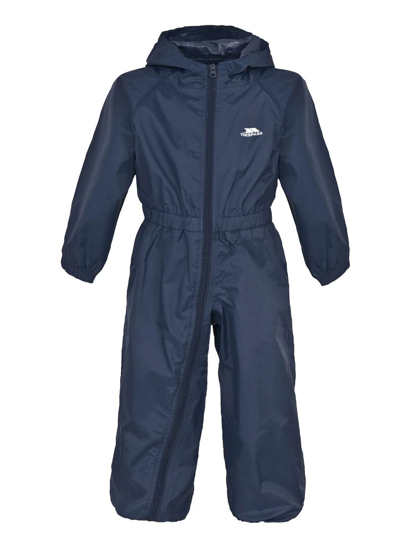 Trespass Dripdrop Combinaison imperméable unisexe Bleu marine