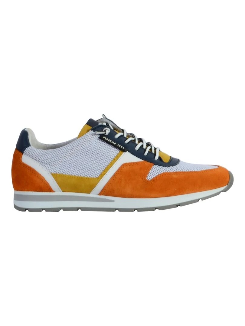 Basket Cuir Redskins Smith Orange