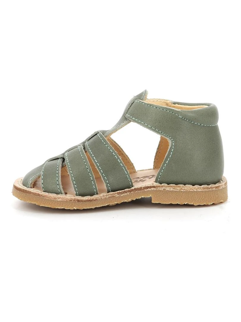 Sandales Cuir Binosmo   Kaki