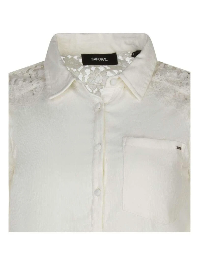 KAPORAL   Chemisier dentelle   Blanc