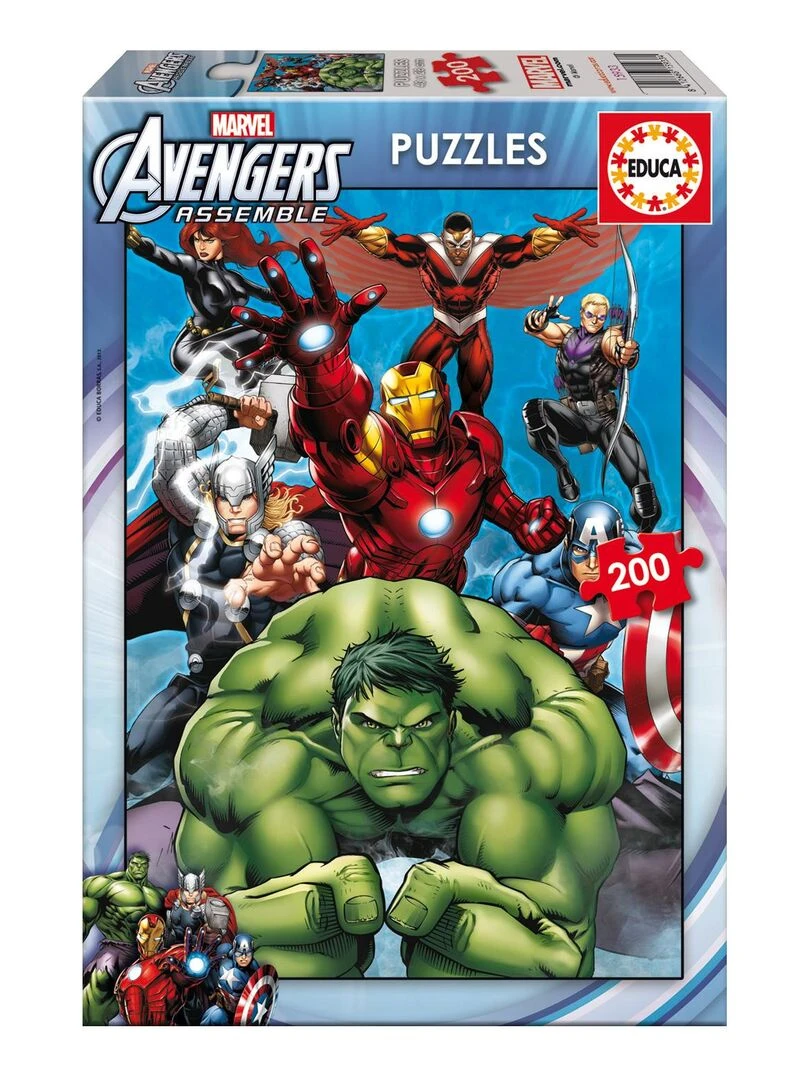Puzzle 200 pièces : Avengers N/A