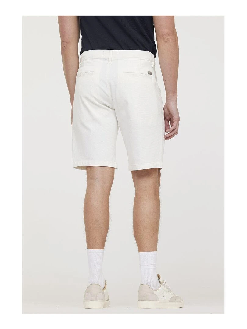 Lee Cooper Short coton regular NASHO Blanc