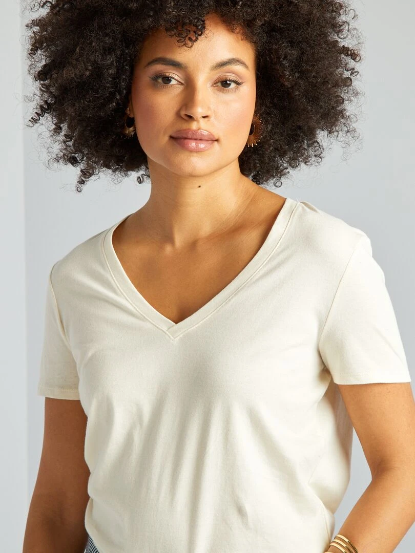 T shirt basique   Blanc