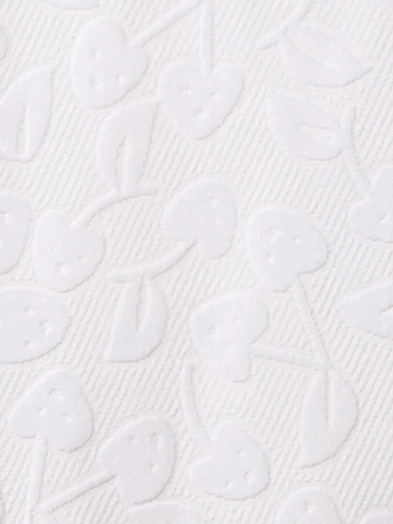 Drap de bain Escapade Kawaii 90x150 cm   100% Coton   400 GSM   Blanc   Blanc