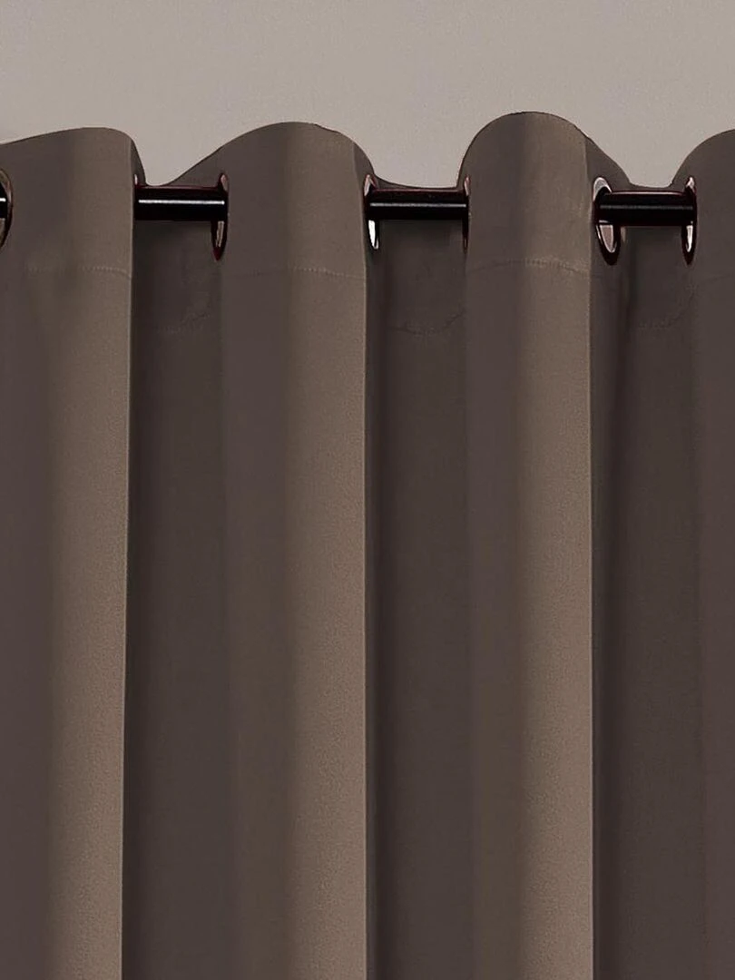 Rideau occultant pour chambre et salon Taupe