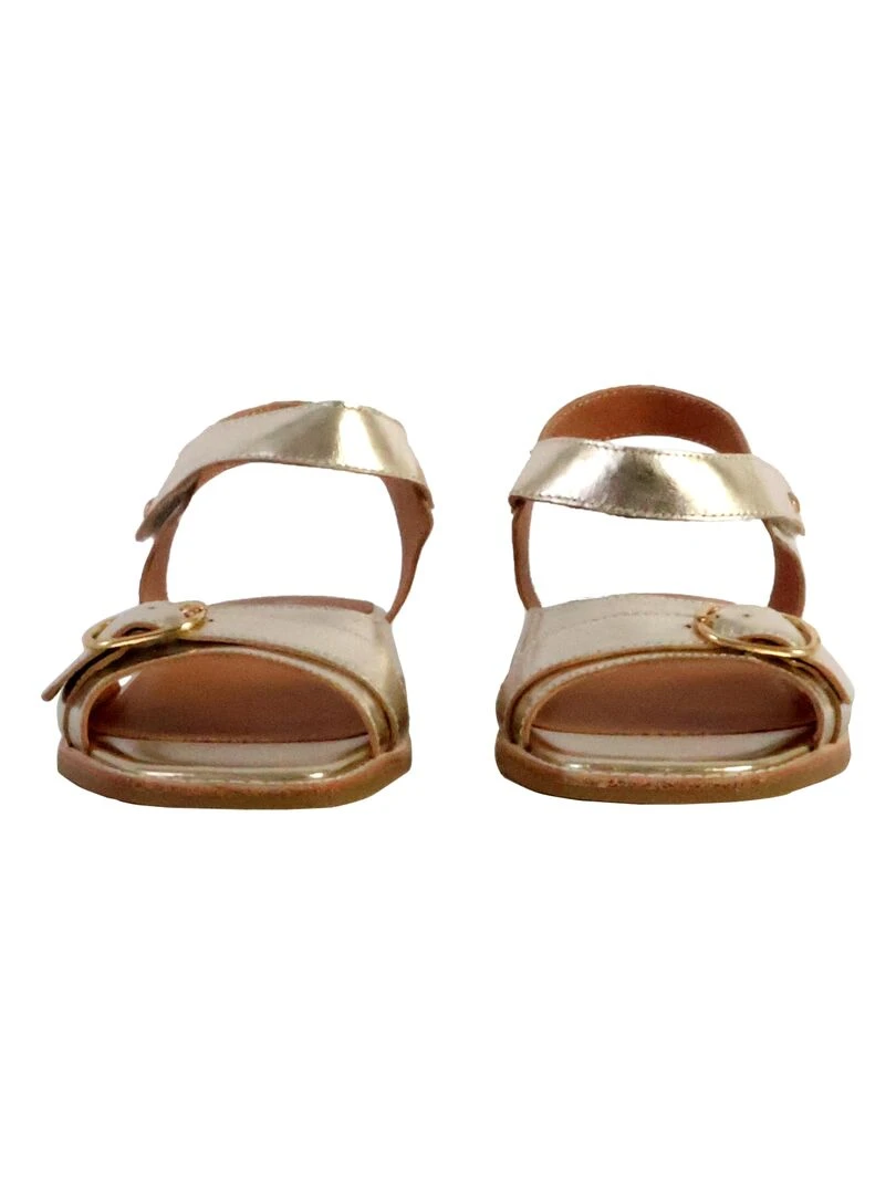 Sandale Cuir Emilie Karston Katia   Gris