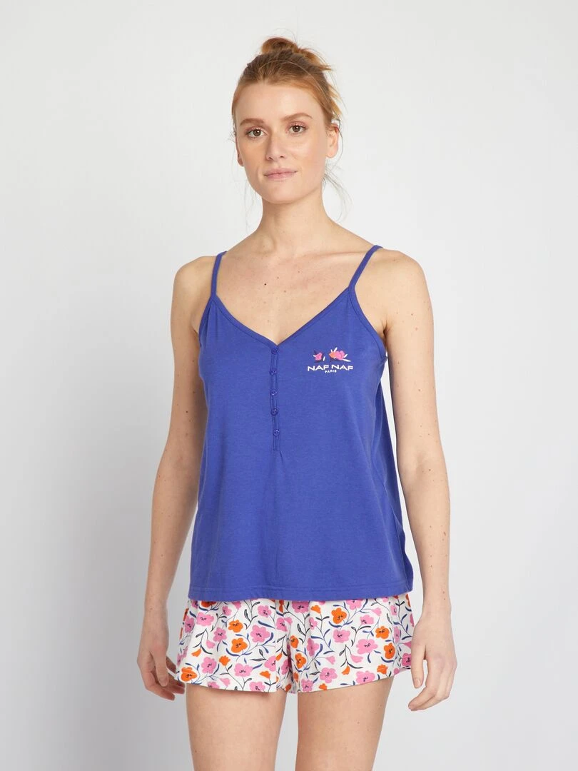 Ensemble de pyjama 'Naf naf' 2 pièces Bleu