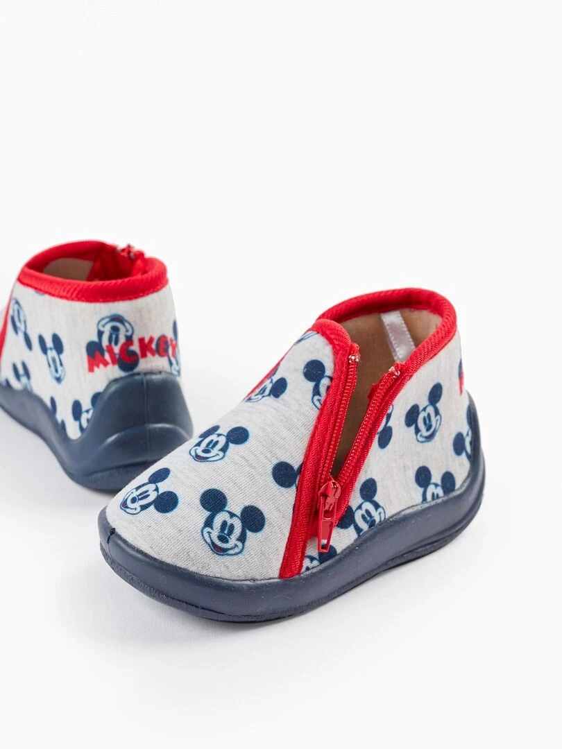 Chaussons pour Bébé Garçon 'Mickey'  MICKEY   Gris clair