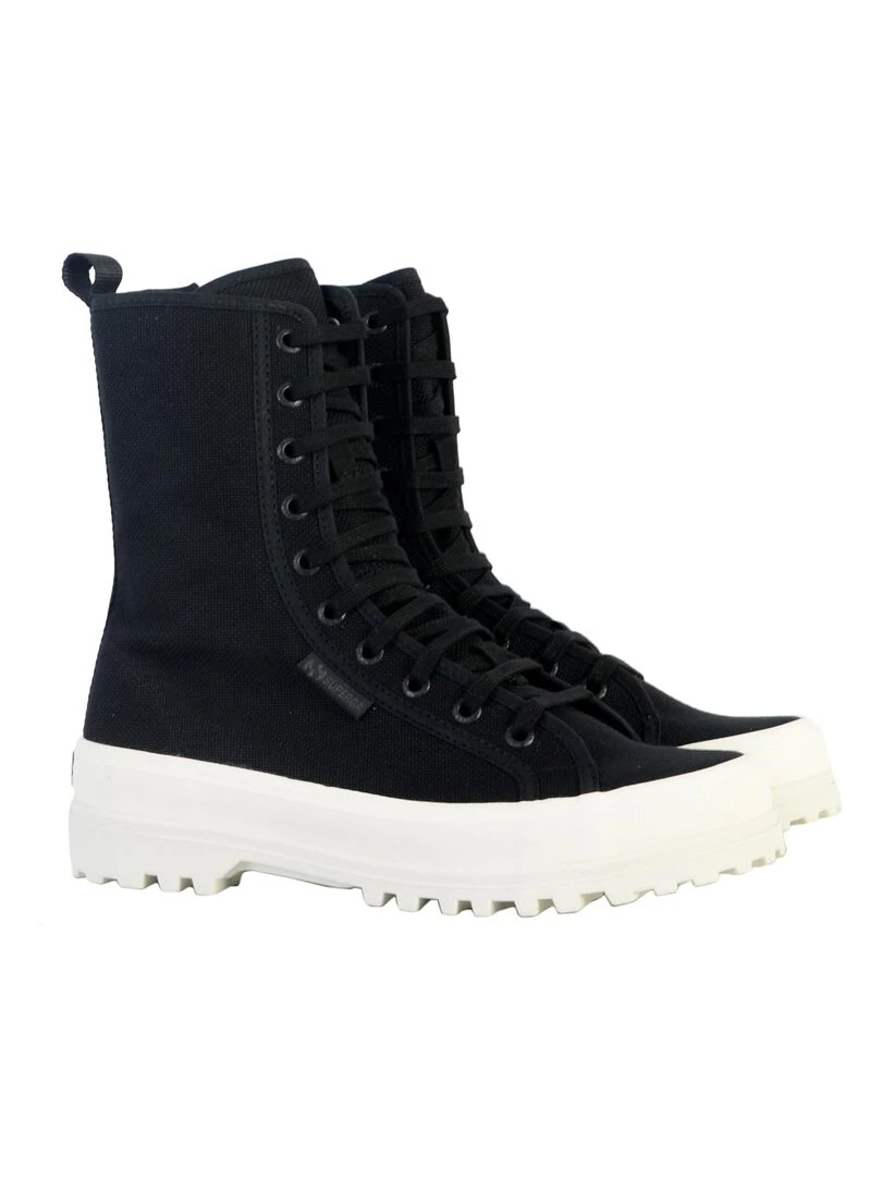 Basket à Lacets Montante Superga Alpina High   Noir