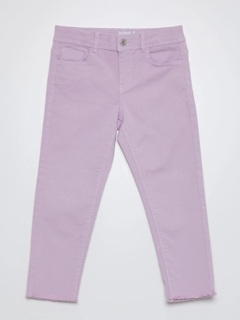 Pantacourt skinny à taille haute VIOLET