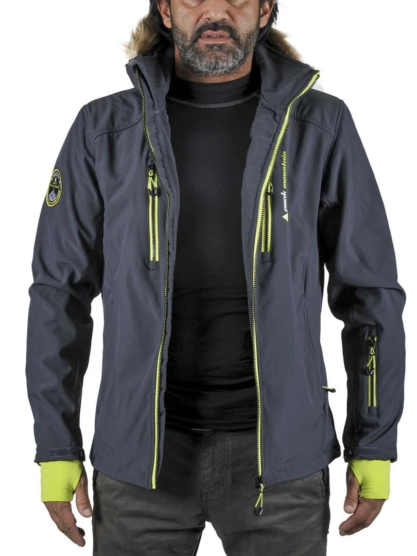 Blouson de ski homme CASADA   PEAK MOUNTAIN   Gris