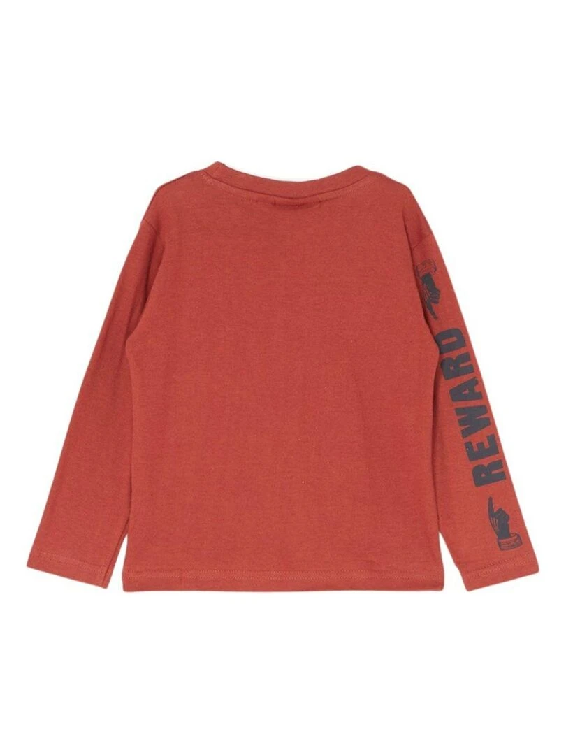 Harry Potter T shirt garçon imprimé Harry Potter en coton Bordeaux