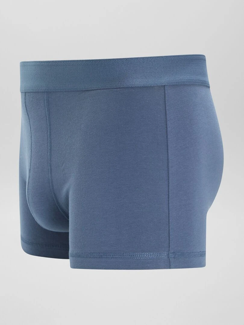 Lot de 3 boxers unis   BLEU