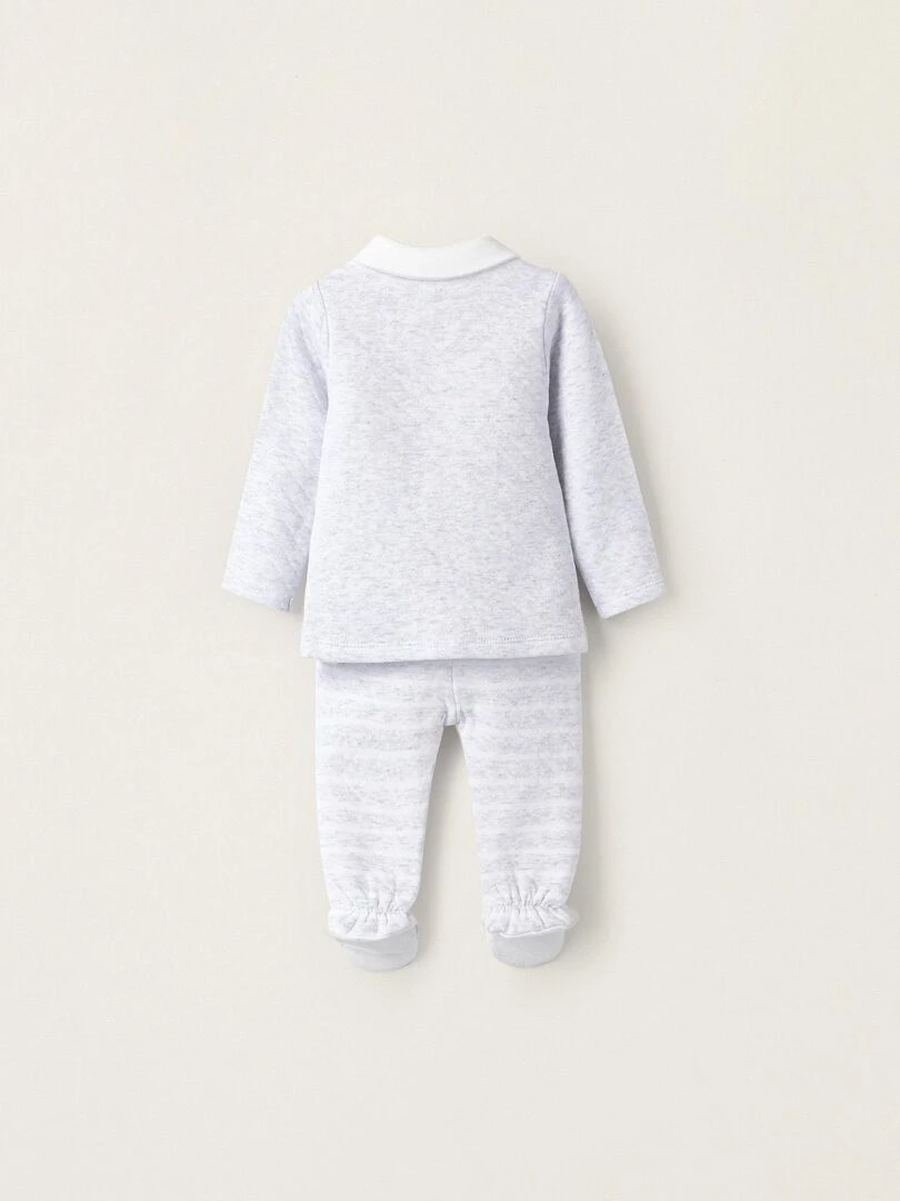 Ensemble pour Nouveau Né 'Lapin' EARLY BLOOM Gris clair