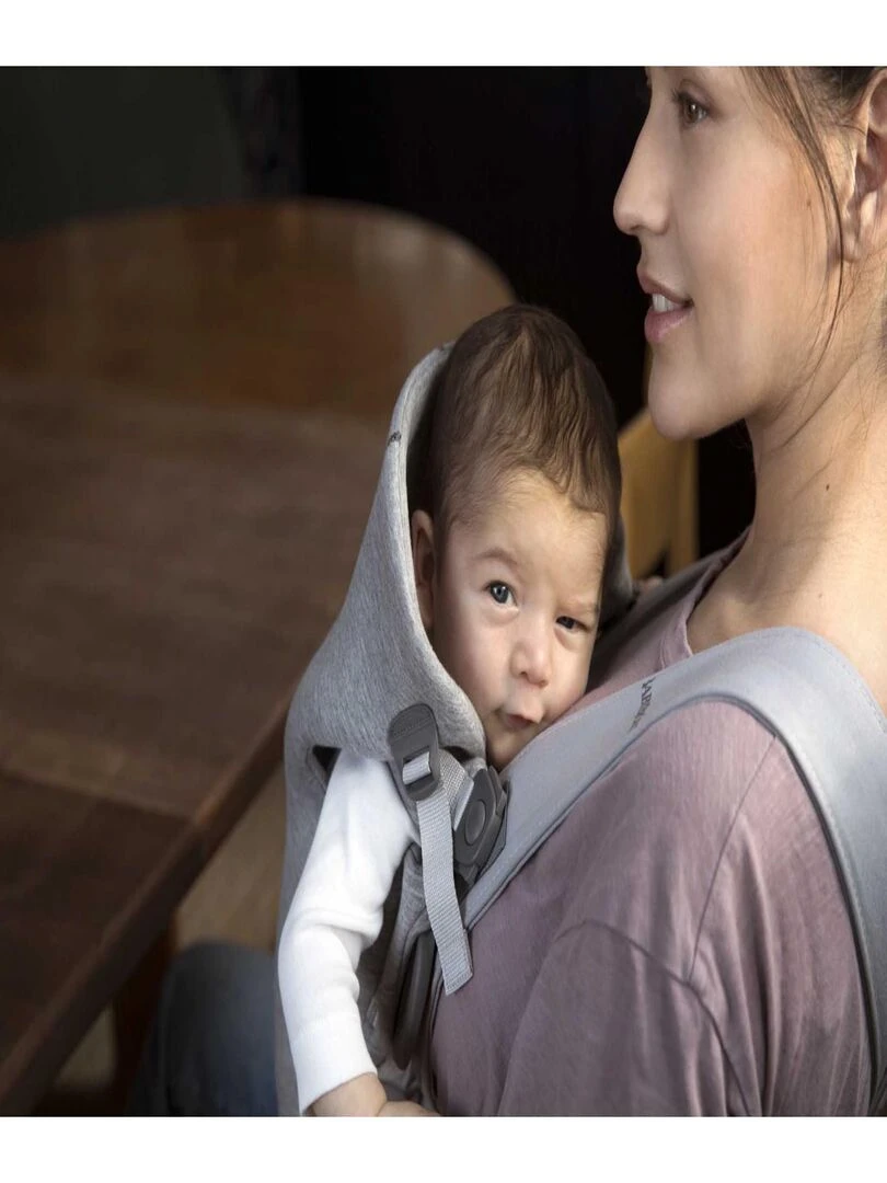 Porte bébé Mini Jersey 3D Gris foncé Gris