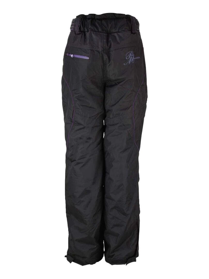 Pantalon de ski fille GACIO PEAK MOUNTAIN Noir Noir