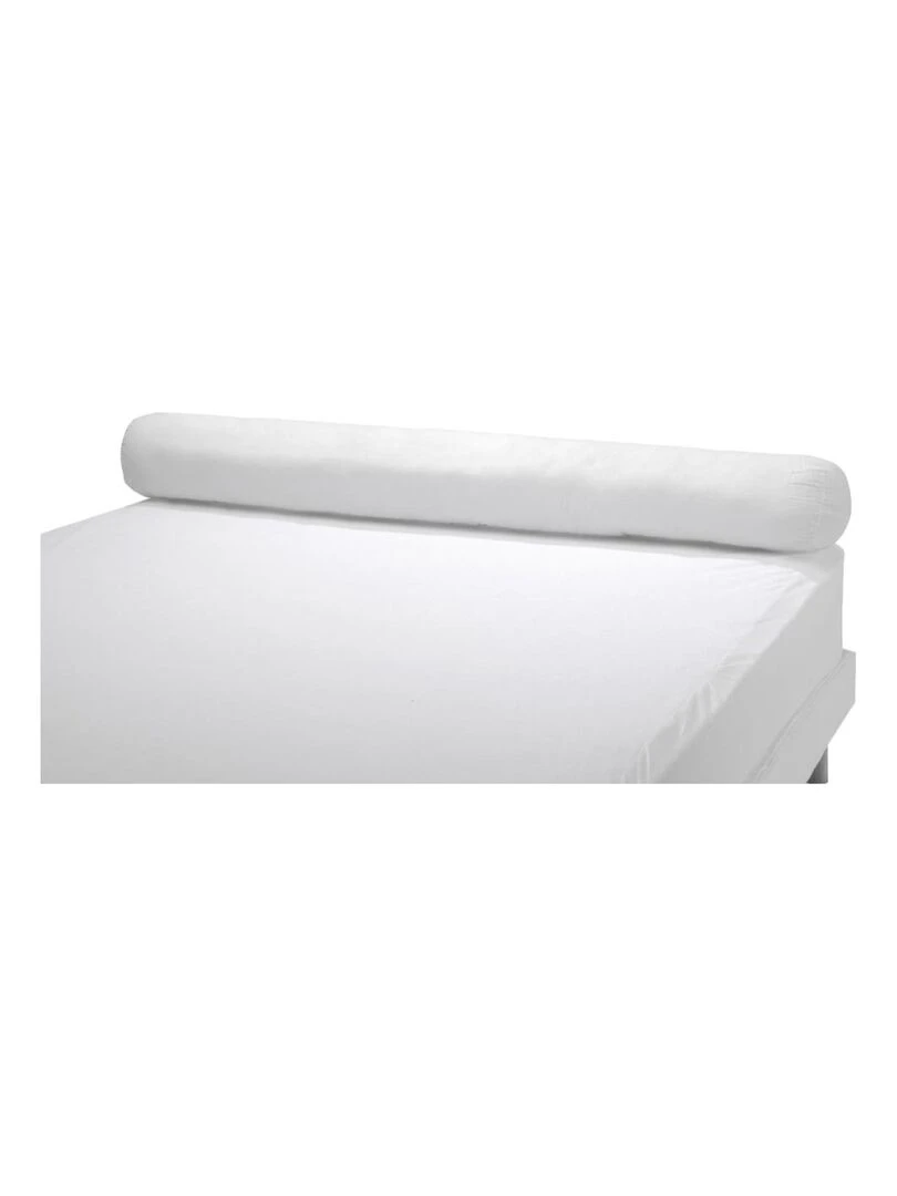 Bleu Câlin Traversin moelleux antiacariens Blanc