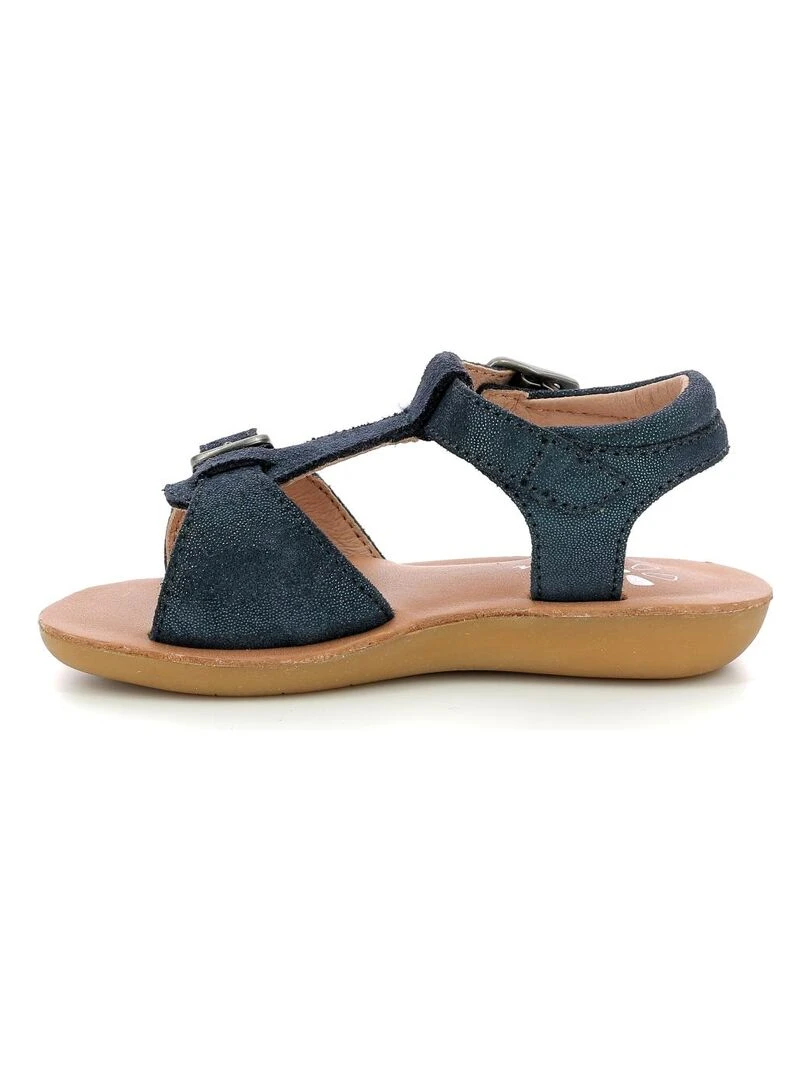 Sandales Cuir Taora   Bleu marine