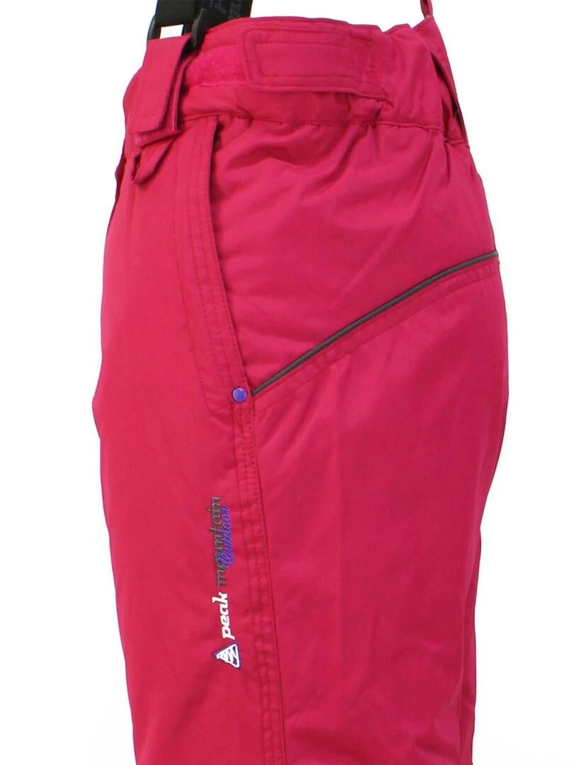 Pantalon de ski fille GEMIX   PEAK MOUNTAIN   Rose fushia
