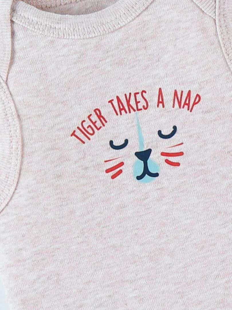 Body sans manches en coton bio    Noukie's   Beige