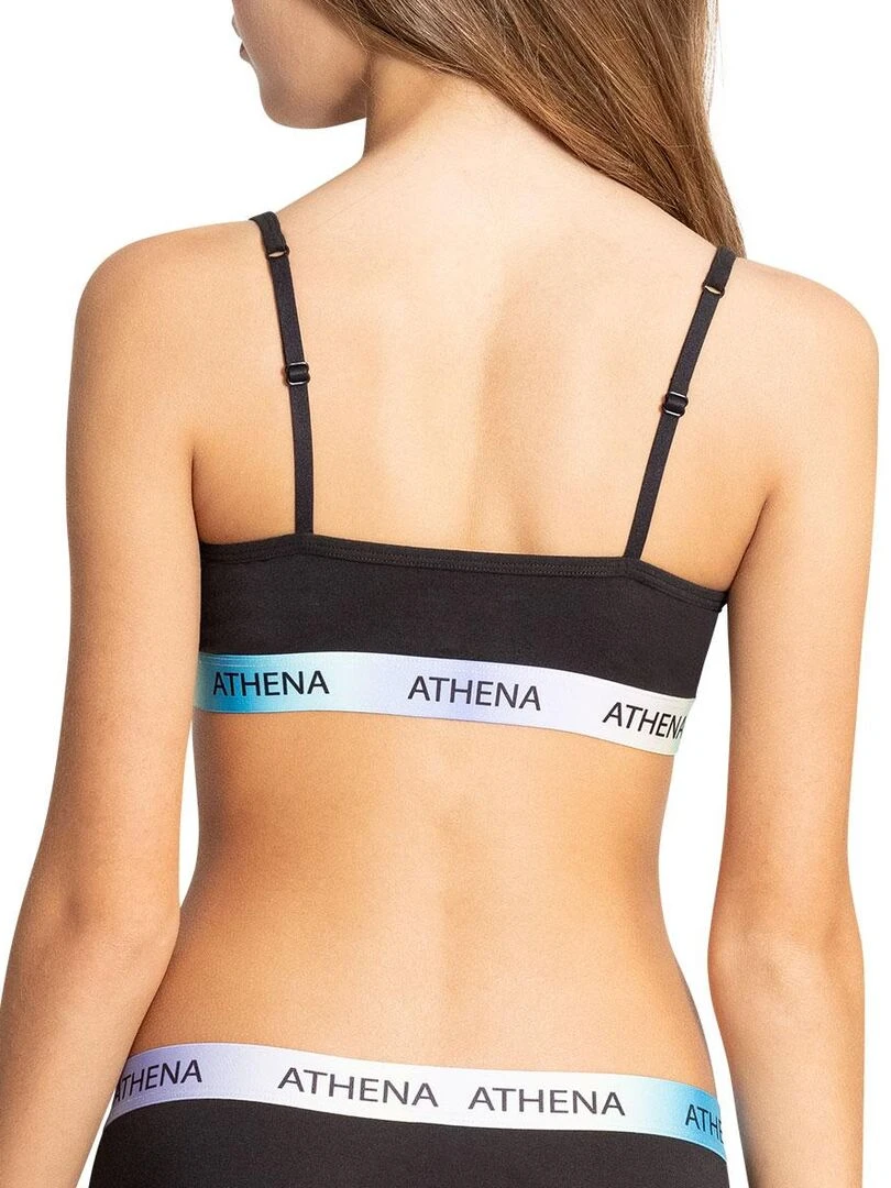 Brassière à fines bretelles Girl Rainbow by   Fille   Noir