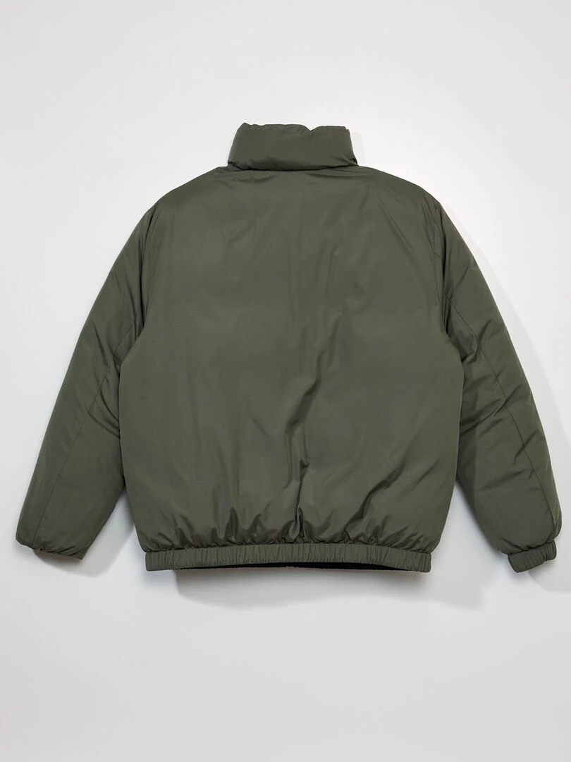 Doudoune matelassée réversible   Noir