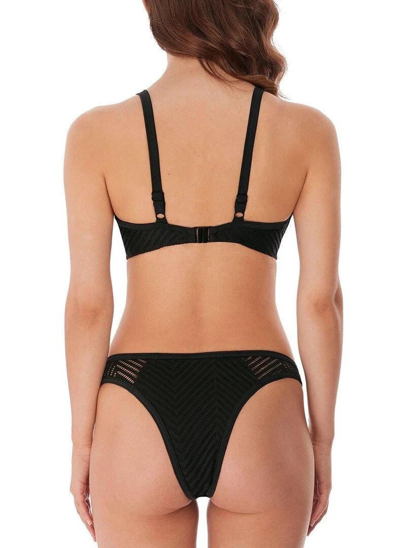 Haut de maillot de bain à armatures bonnets profonds Urban   Noir