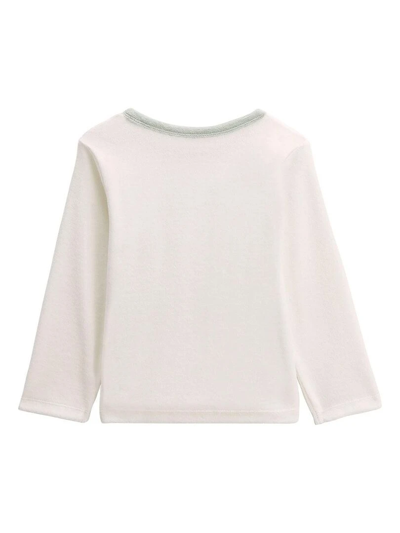 Pyjama bébé 2 pièces en velours Noah   Vert