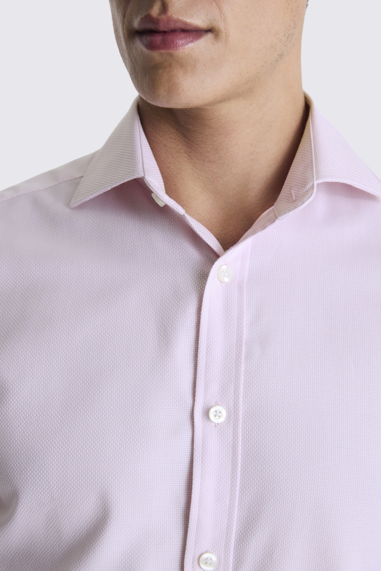 Tailored Fit Pink Dobby Shirt Buy Online at Moss