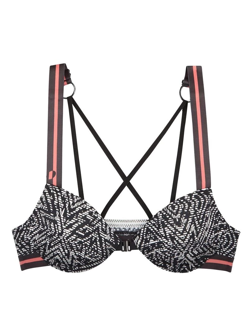 Soutien gorge coque moulée ouverture devant Rumba Noir
