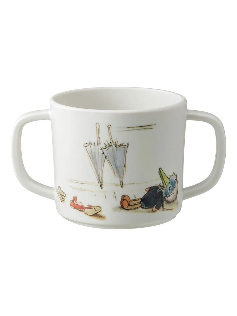 Tasse deux anses Ernest et Célestine Blanc