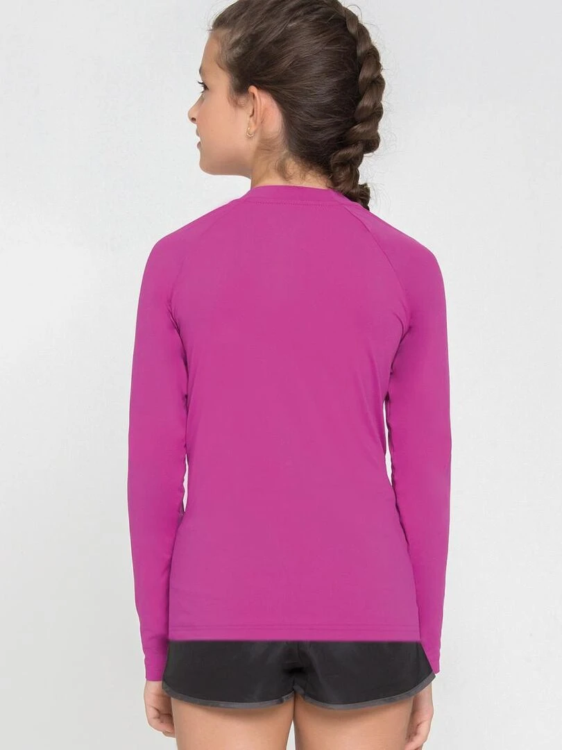 Rash Guard Movimentando se  UV Line   Rose