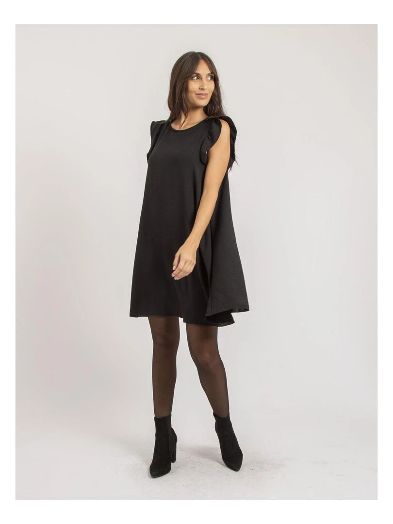 Robe courte INES   Noir