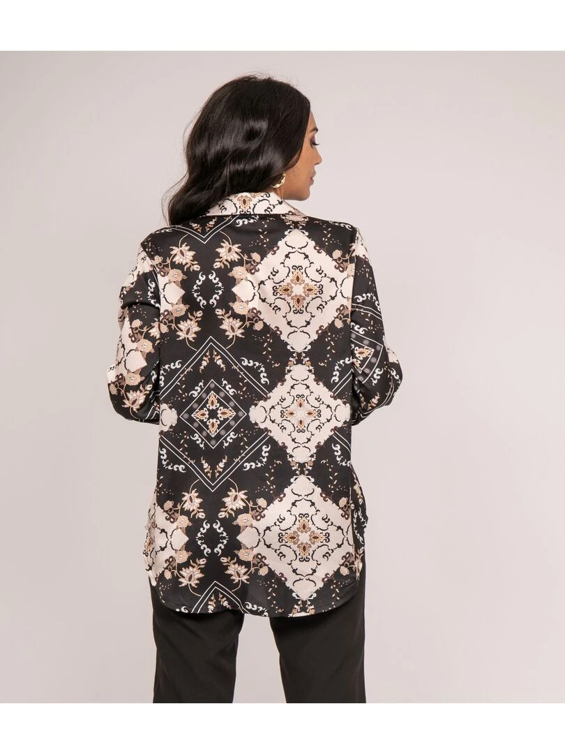 Chemise motifs OMIST Noir
