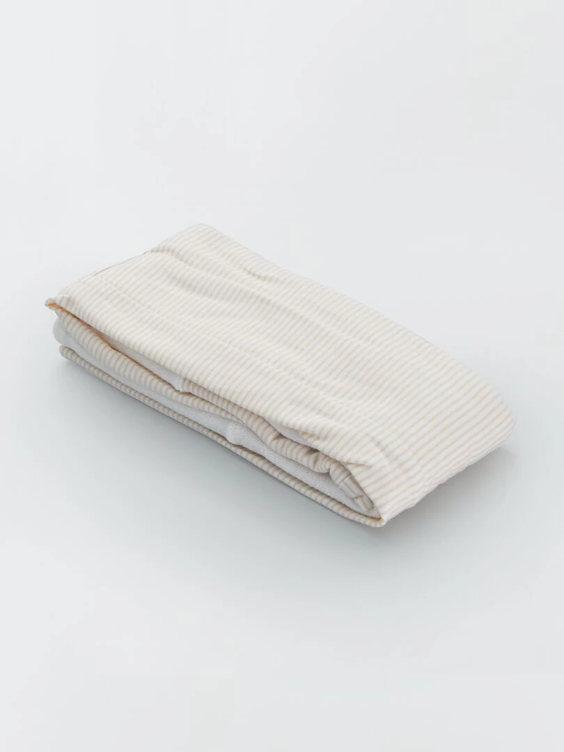 Robe Combinée Florale pour Nouveau Née manches courtes   Blanc