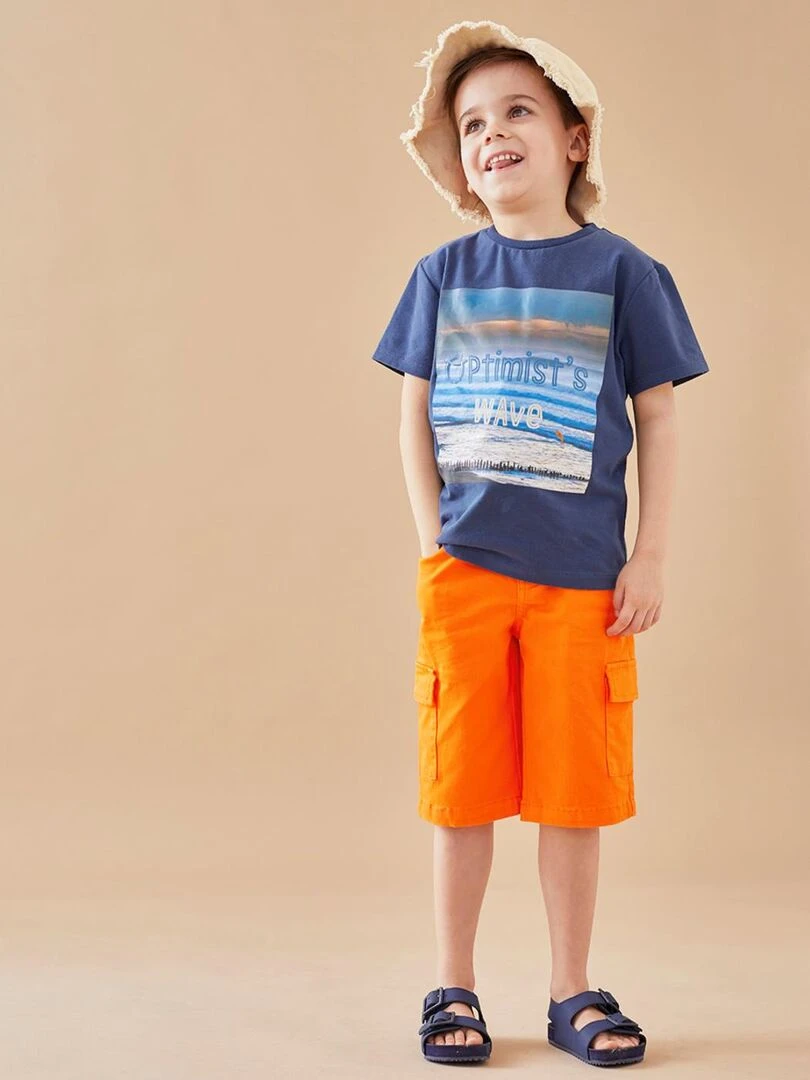 Bermuda en twill vif Noukie's Orange