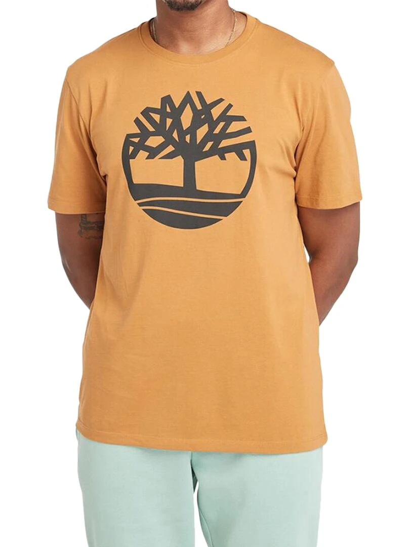 Tee Shirt Timberland SS Brand Reg Marron