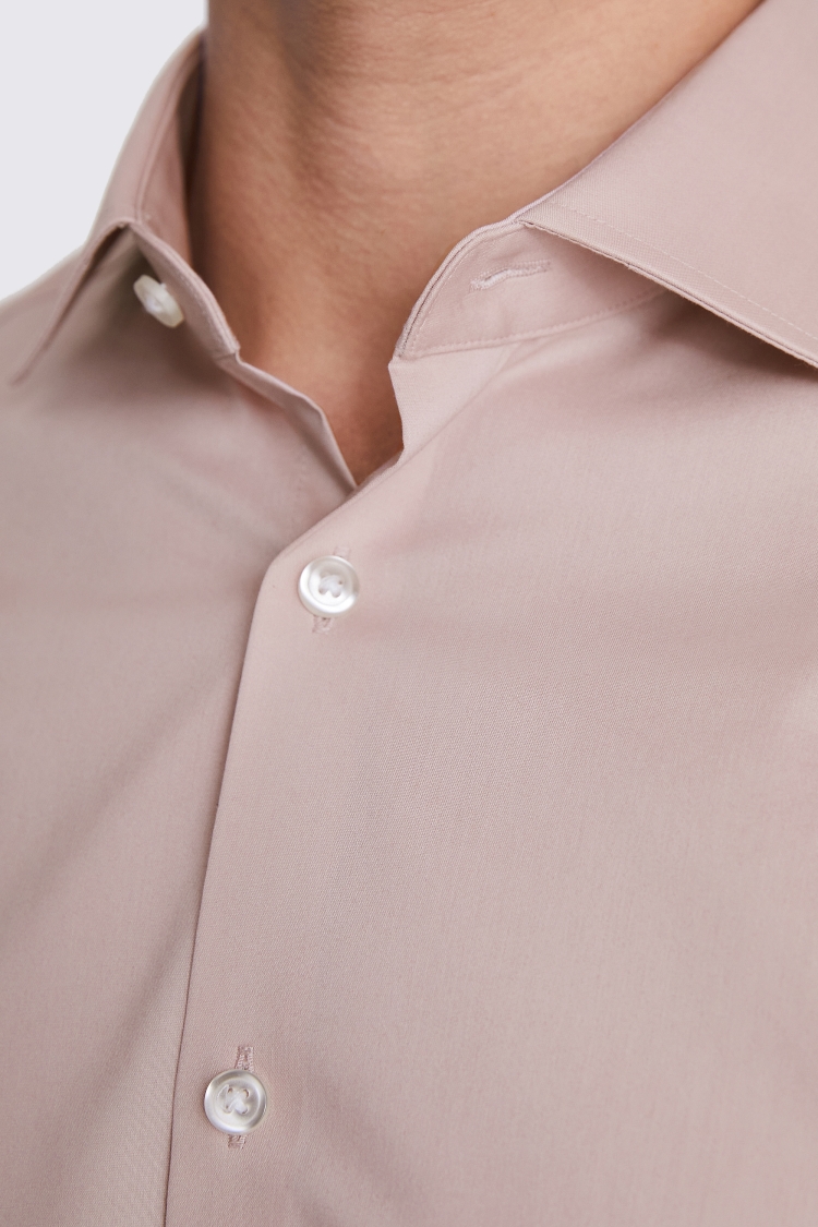 Slim Fit Dusty Pink Stretch Shirt Buy Online at Moss