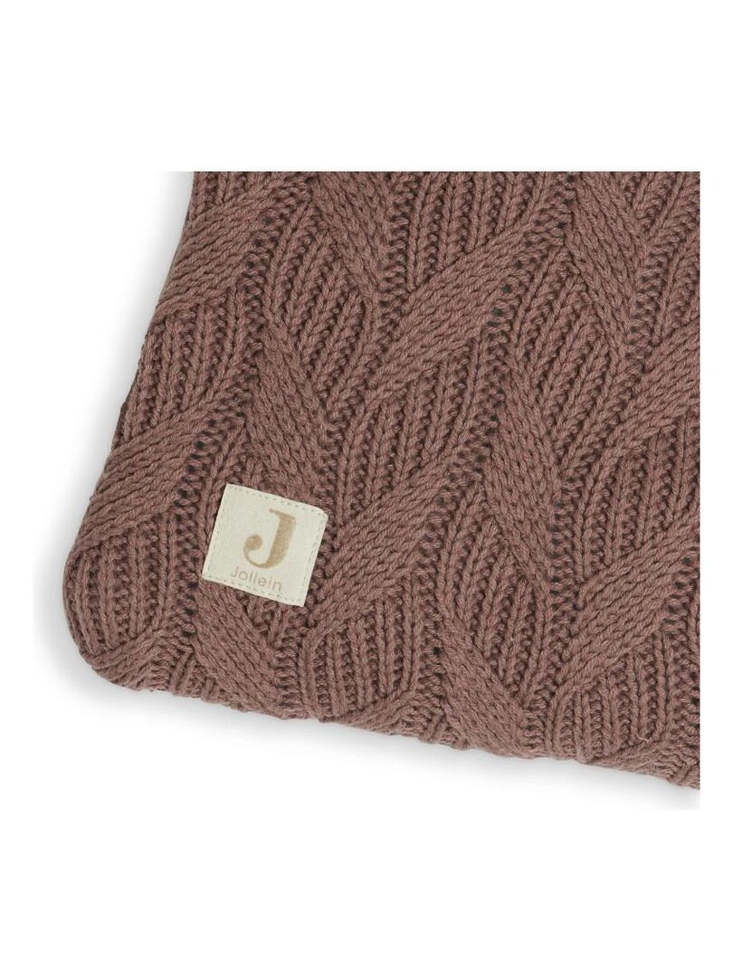 Tapis de parc 80x100cm Spring Knit Chestnut Jollein Marron