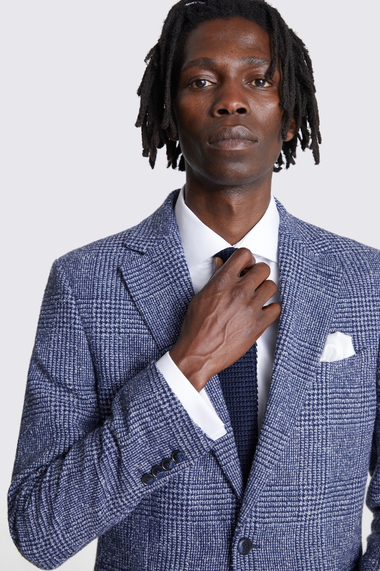 Slim Fit Black and White Check Jacket   Buy Online at Moss