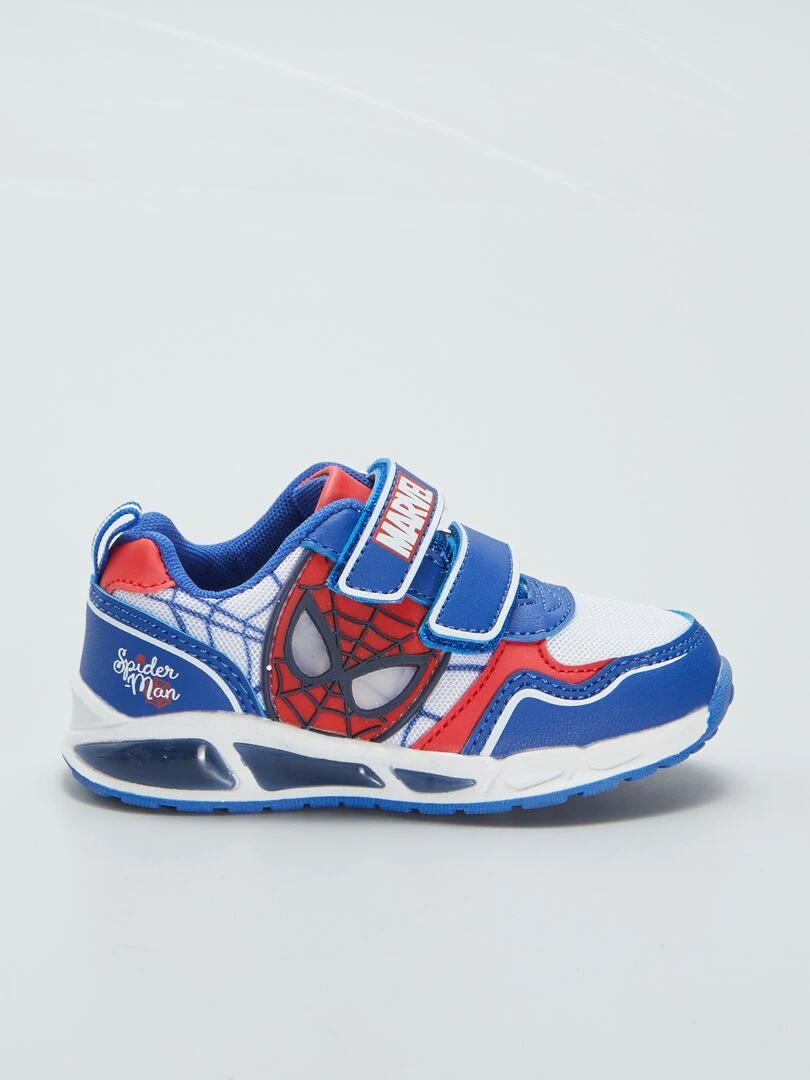 Baskets lumineuses 'Spiderman' bleu