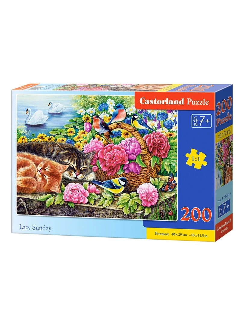 Puzzle 200 pièces : Dimanche paresseux N/A